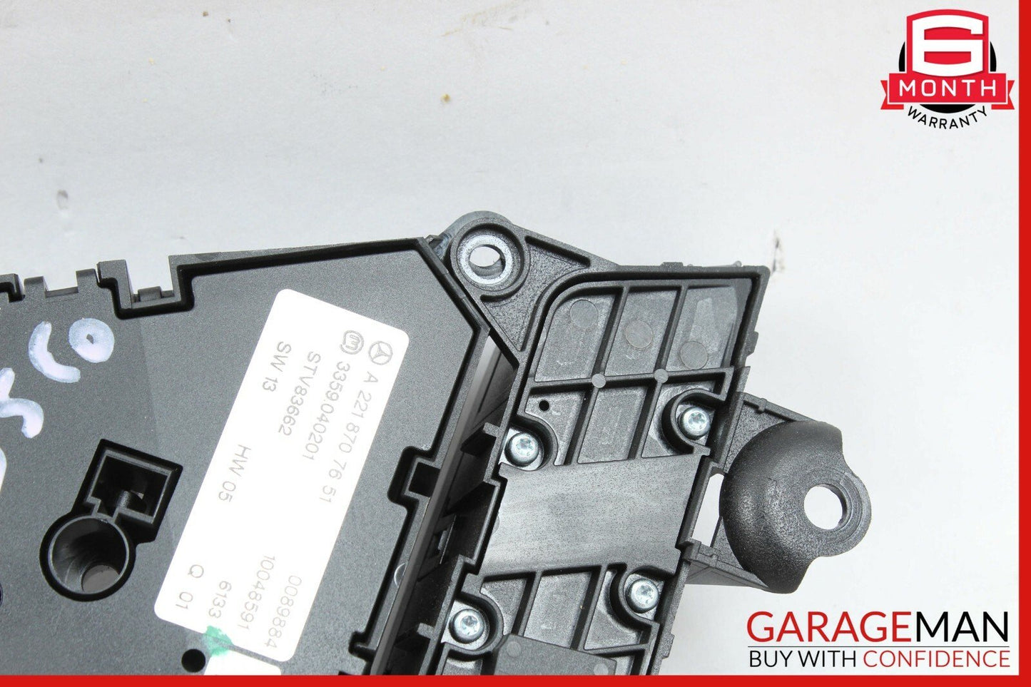 07-13 Mercedes W221 S550 CL550 Front Left Side Seat Control Switch Set Assembly