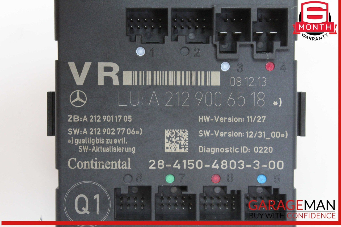 08-18 Mercedes X204 GLK250 Bluetec Front Right Side Door Control Module OEM