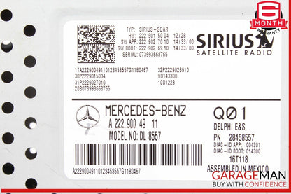 15-20 Mercedes W117 CLA250 S550 Satellite Radio Receiver Control Module Unit OEM