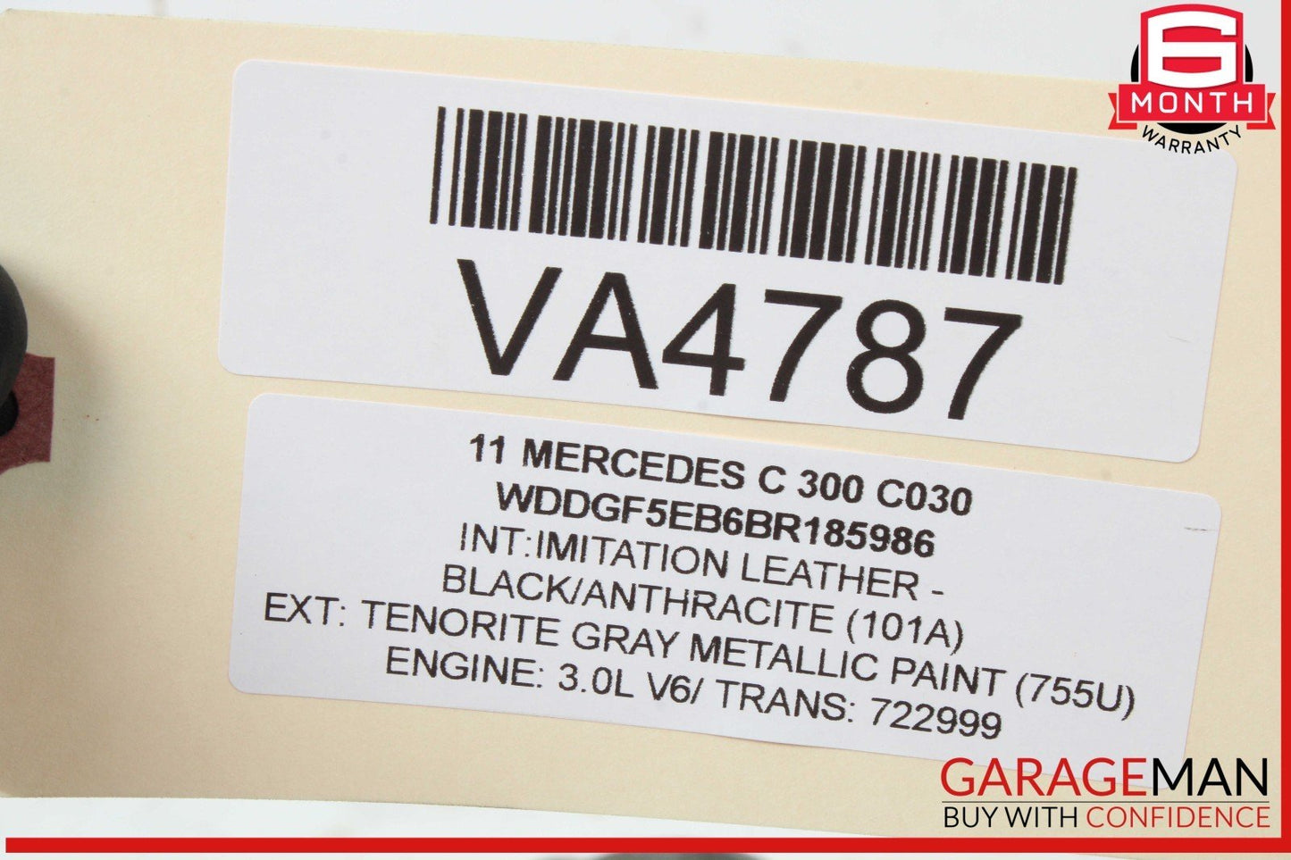 05-15 Mercedes W204 C300 Left Air Pump Check Valve EGR Emission 0021407460 OEM