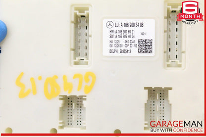 13-19 Mercedes X166 GL450 GLS550 Rear SAM Module Control Unit Signal Acquisition