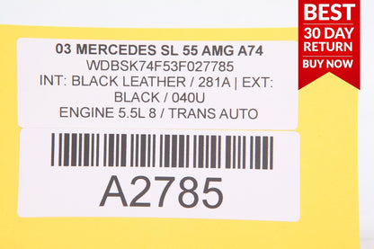 03-08 MERCEDES R230 SL55 AMG LEFT DRIVER SIDE DOOR CONTROL MODULE A74 OEM