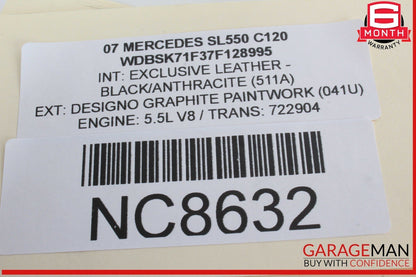 03-12 Mercedes R230 SL550 SLK280 Front Left Door Window Regulator Motor Unit OEM