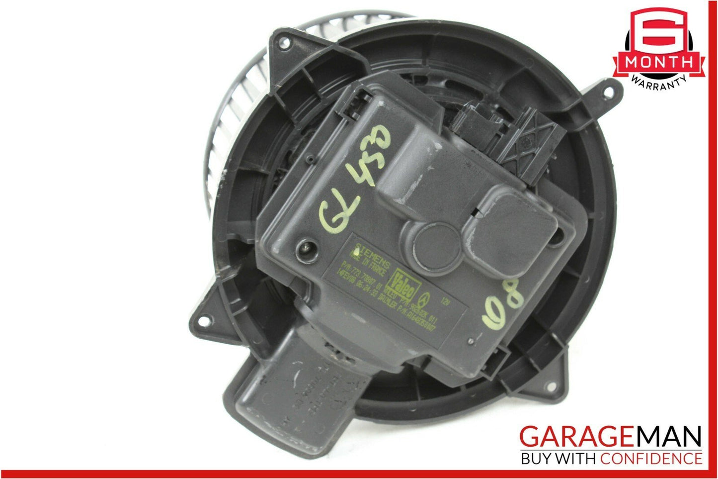 06-12 Mercedes X164 GL450 A/C AC Air Conditioning Heater Blower Motor OEM