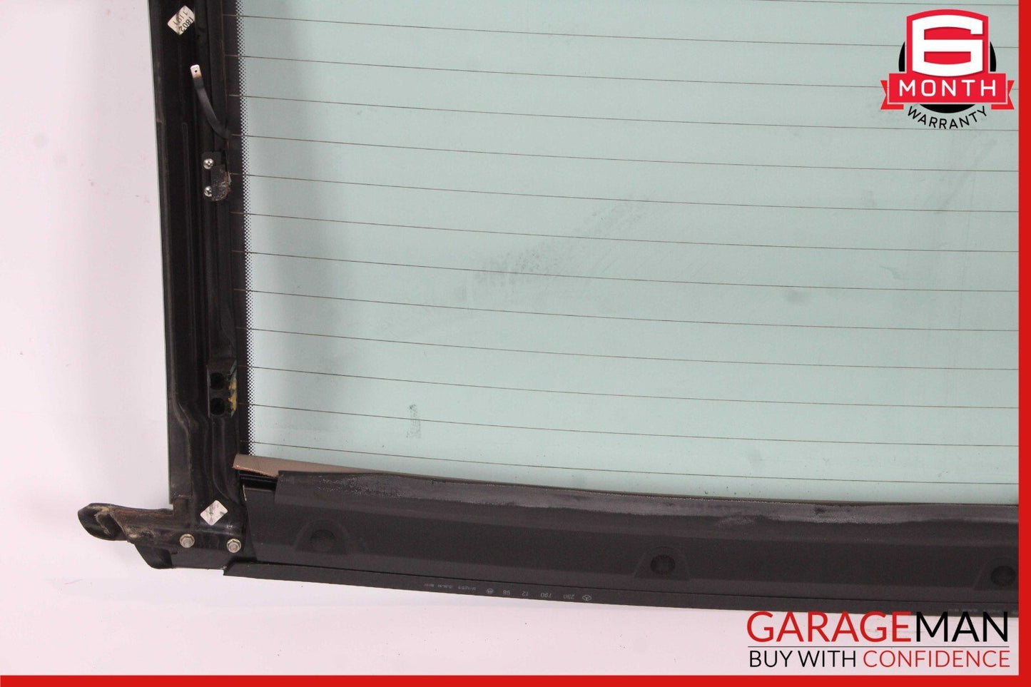 03-12 Mercedes R230 SL500 SL550 Rear Back Windshield Glass Panel Assembly OEM