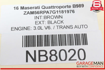 14-17 Maserati Quattroporte Ghibli Rear Right or Left Side Upper Control Arm OEM