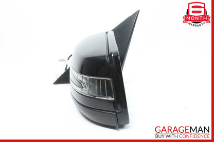 12-14 Mercedes W204 C250 C300 Front Left Side Mirror Door Rear View Black OEM