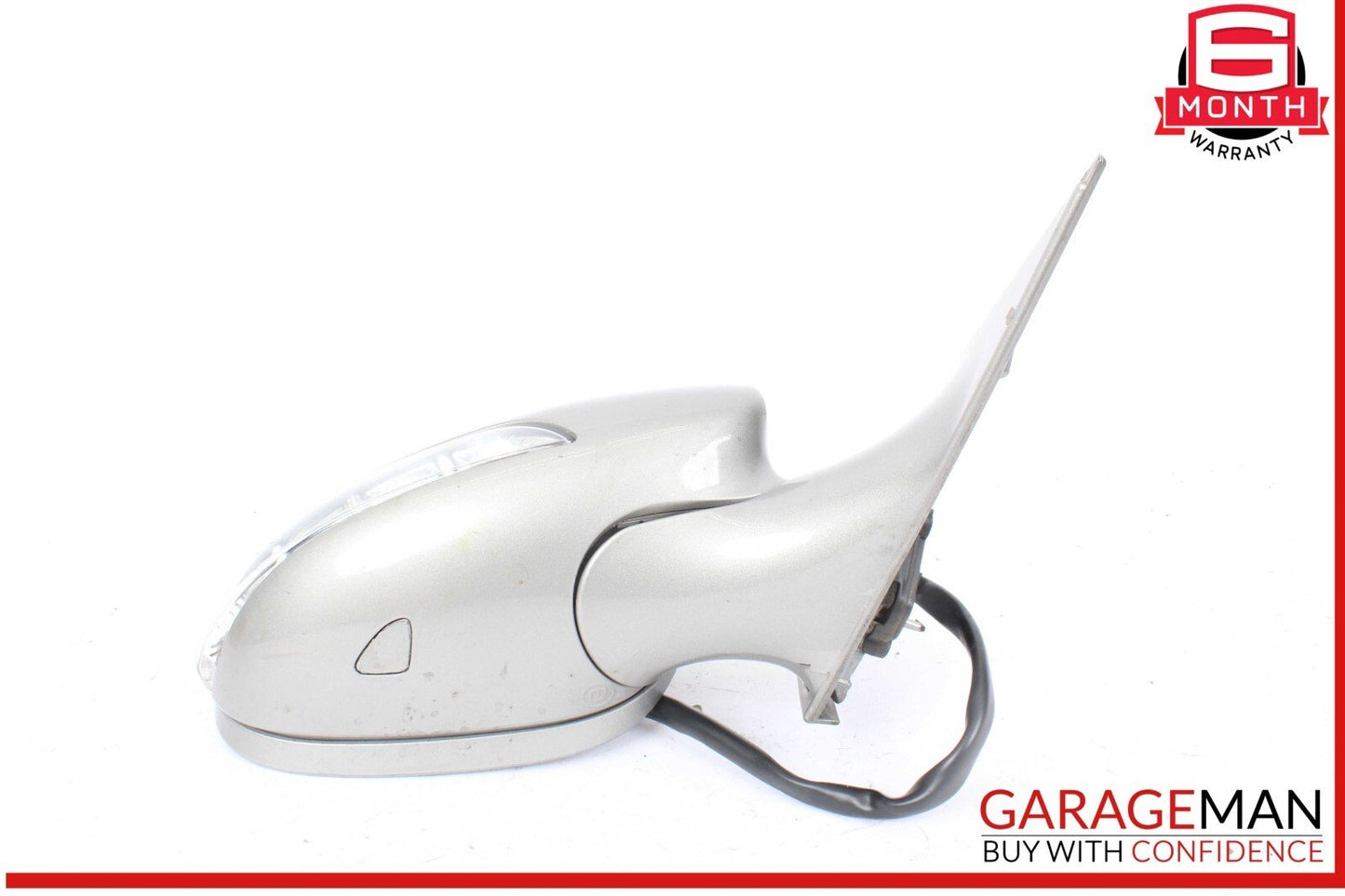 07-09 Mercedes W221 S550 S600 Front Right Side Door Rear View Mirror Silver OEM