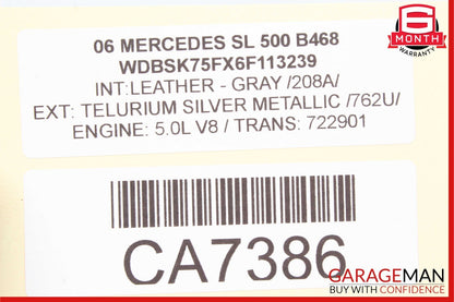 03-06 Mercedes R230 SL500 SL55 Tandem Power Steering Pump Pulley 0004661815 OEM