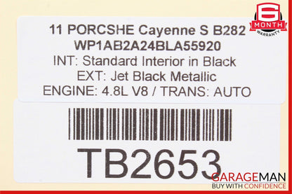 11-17 Porsche Cayenne 958 S Rear Left Driver Side Window Regulator Motor OEM