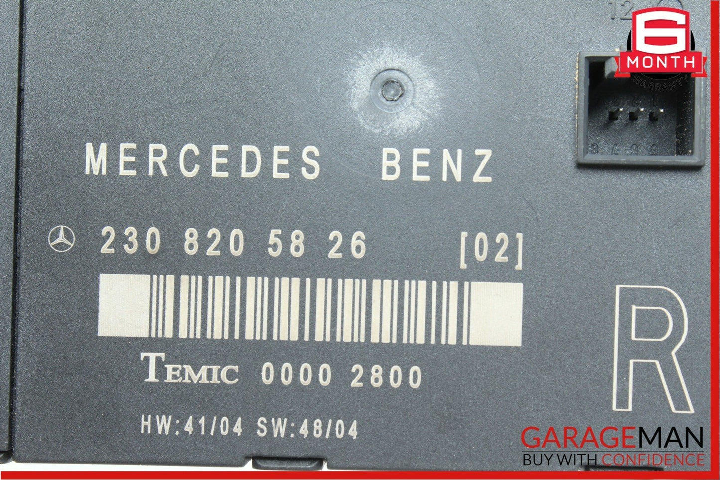 03-12 Mercedes R230 SL500 SL550 Front Right Passenger Side Door Control Module