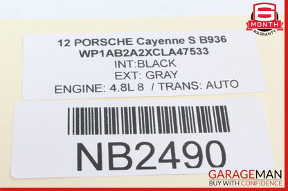 11-17 Porsche Cayenne S 958 Rear Seat Heat Lock Switch Control Panel 7P5927325D