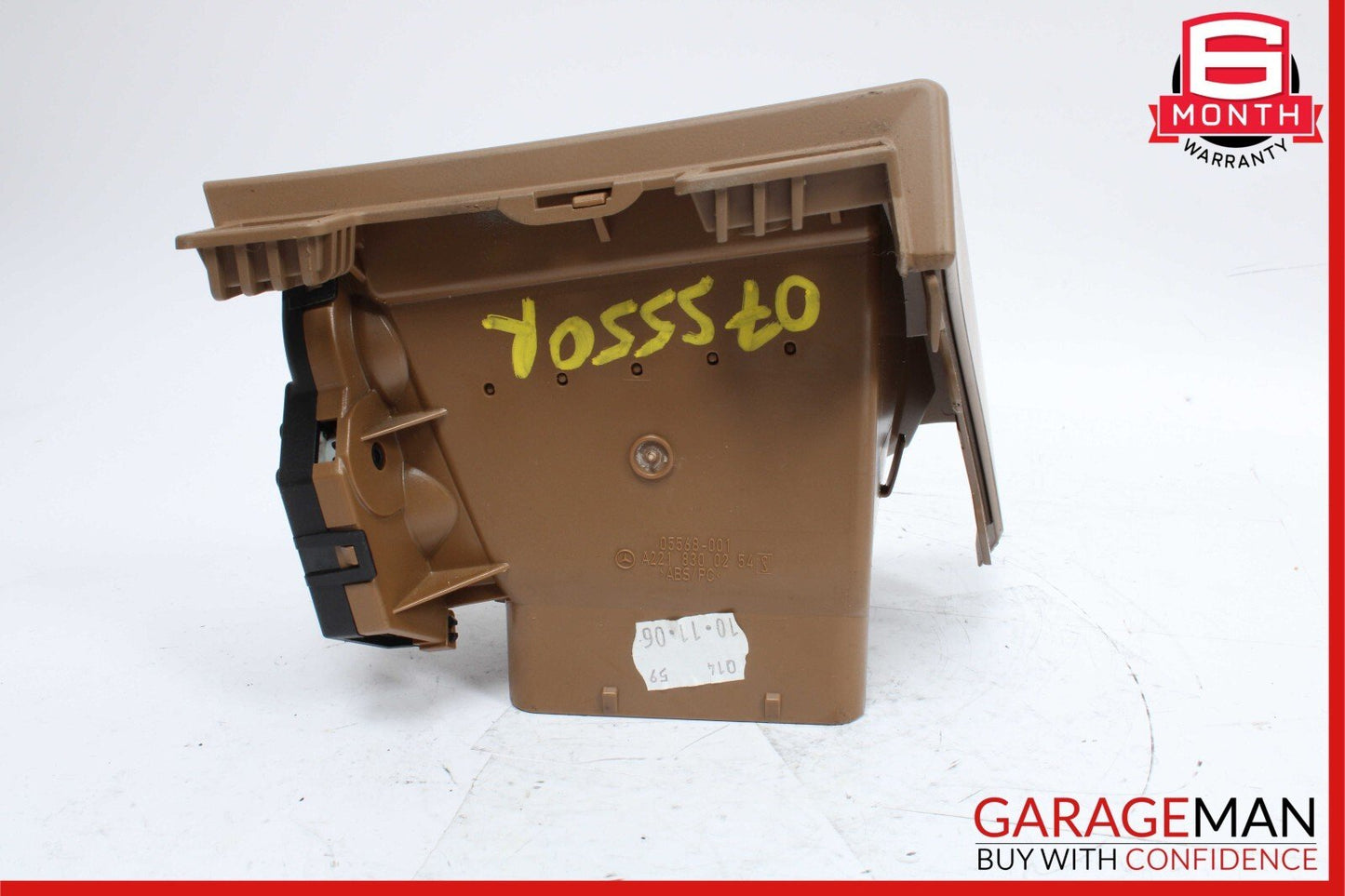 07-14 Mercedes S550 CL600 CL550 Front Right Dash A/C Air Vent Trim Grille Brown