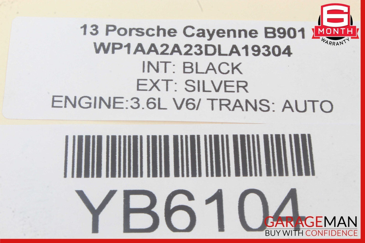 11-18 Porsche Cayenne 958 S Rear Left or Right Side Upper Rearward Control Arm