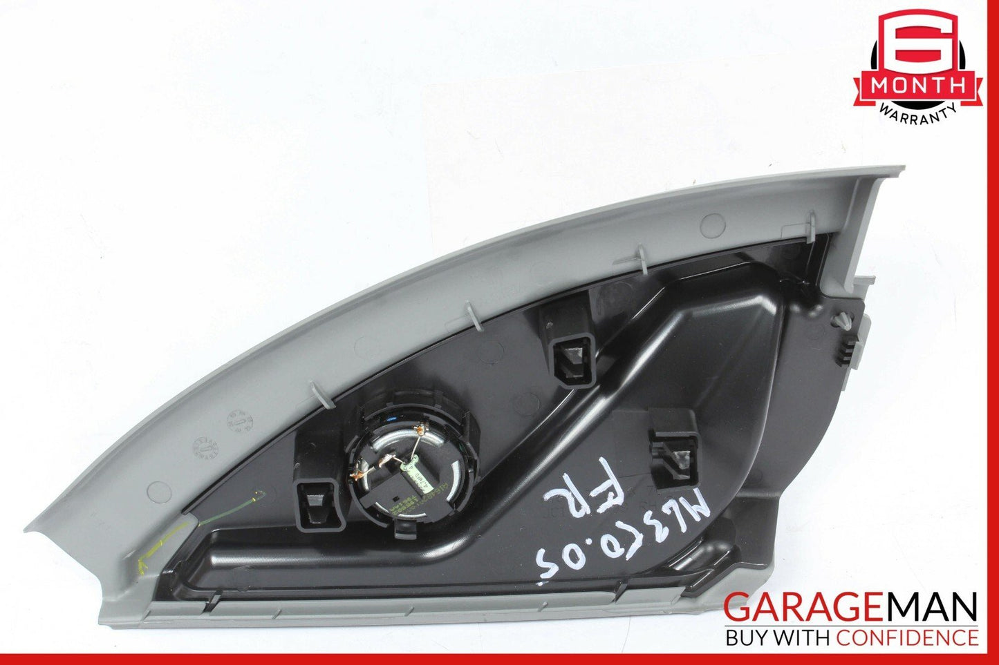 06-12 Mercedes ML350 GL450 Front Right Tweeter Speaker Door Mirror Cover Gray