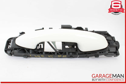 15-20 Mercedes W205 C300 Rear Right Keyless Go Exterior Door Handle White OEM