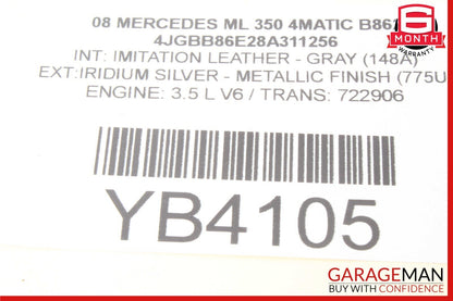 06-13 Mercedes W164 ML350 GL450 Rear Left or Right Upper Control Arm OEM