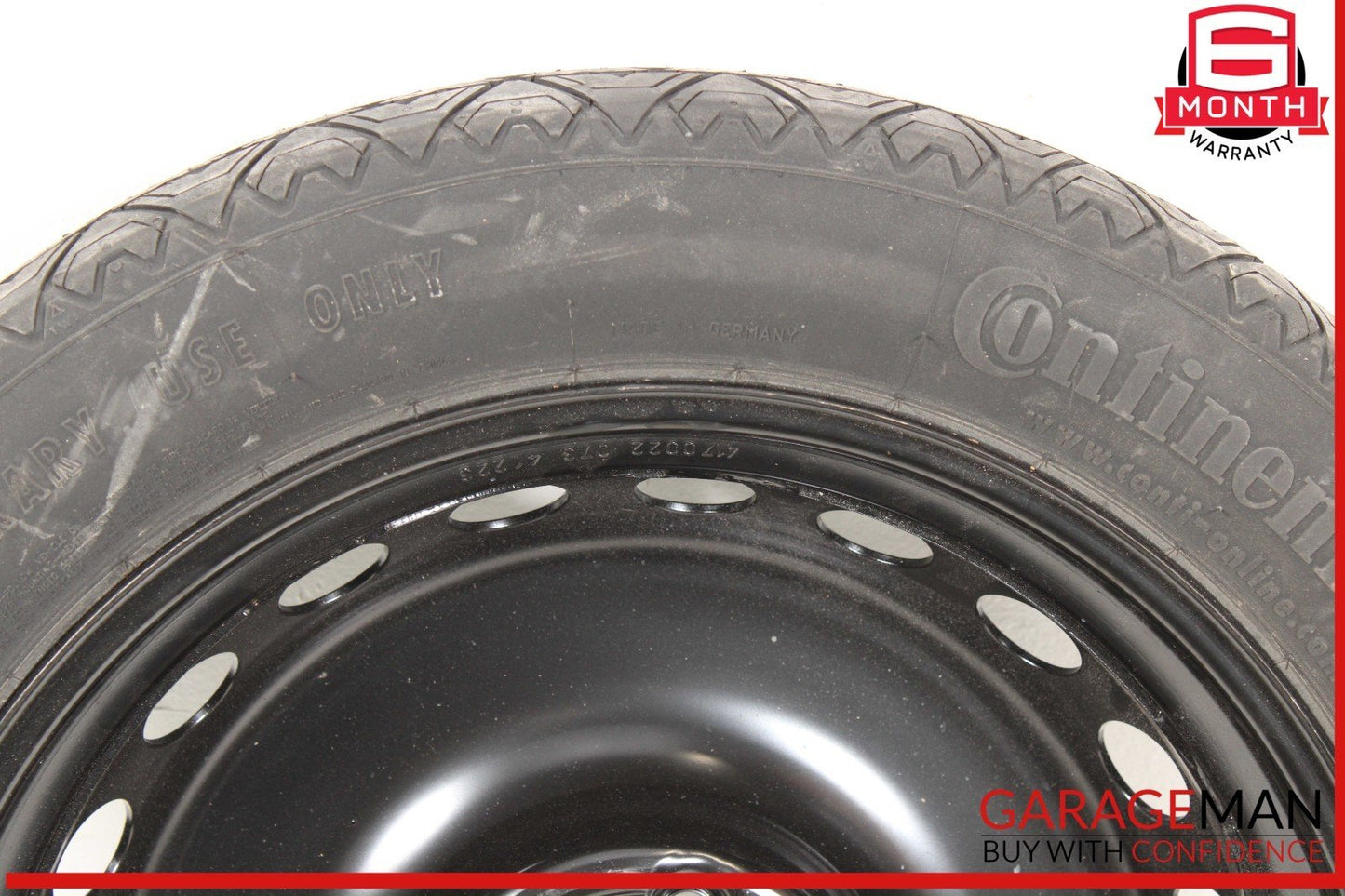 10-17 Mercedes W207 E400 C250 Coupe Donut Spare Tire Wheel Rim 135 80 17" OEM