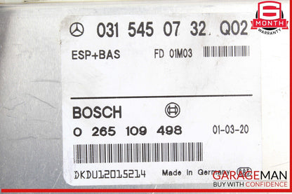 01-03 Mercedes W208 CLK55 AMG ABS Anti Lock Brake System Control Module OEM