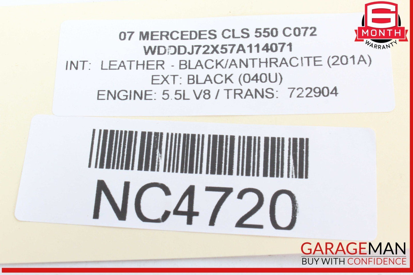 06-12 Mercedes W219 CLS550 E350 Front Right Side Bumper Fog Light Lamp OEM