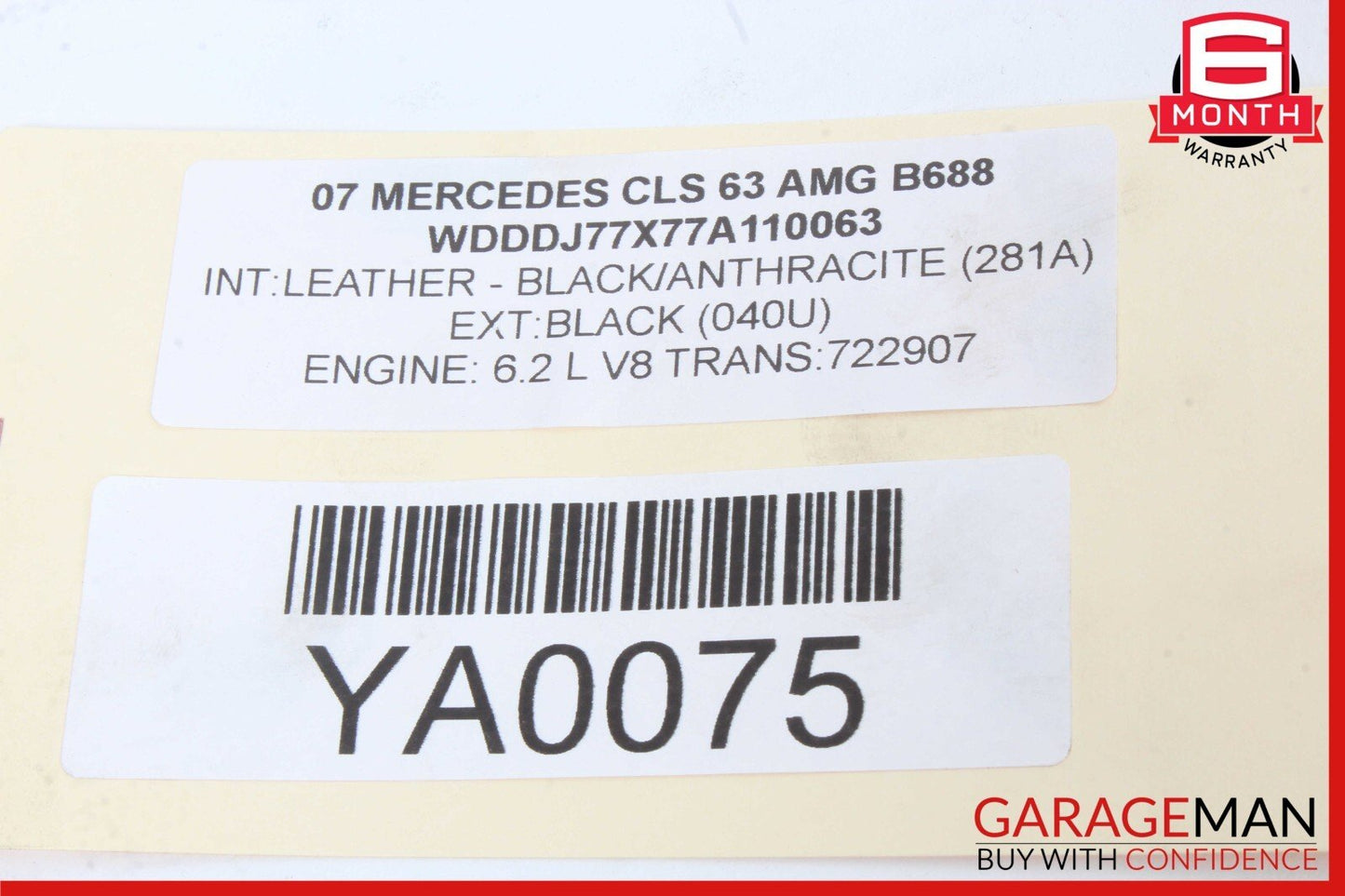 03-11 Mercedes W219 CLS63 CLS55 AMG Front Right Side Lower Wishbone Control Arm