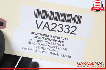 01-11 Mercedes W203 C230 E350 C240 Trunk Lid Lock Latch Handle 1717500085 OEM