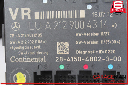 08-18 Mercedes W204 C250 E350 Front Right Side Door Control Module OEM