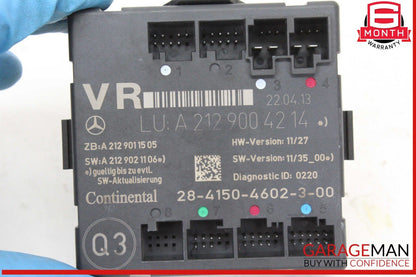 08-18 Mercedes W212 E350 CLS550 Front Right Side Door Control Module OEM