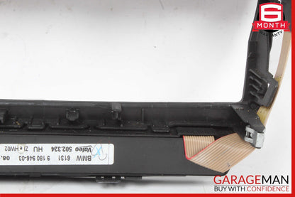 07-13 BMW X5 X6 HVAC HEATER AC CLIMATE CONTROL SWITCH PANEL W/ TRIM OEM