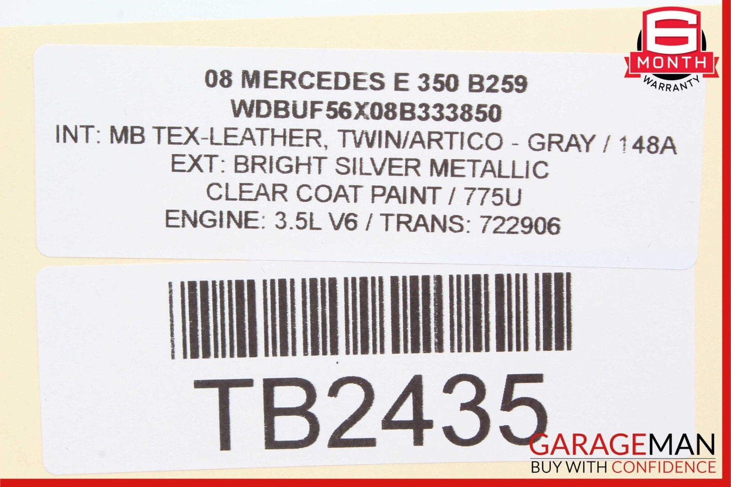 03-09 Mercedes W211 E350 E550 E320 Front Right Door Window Regulator Motor Unit