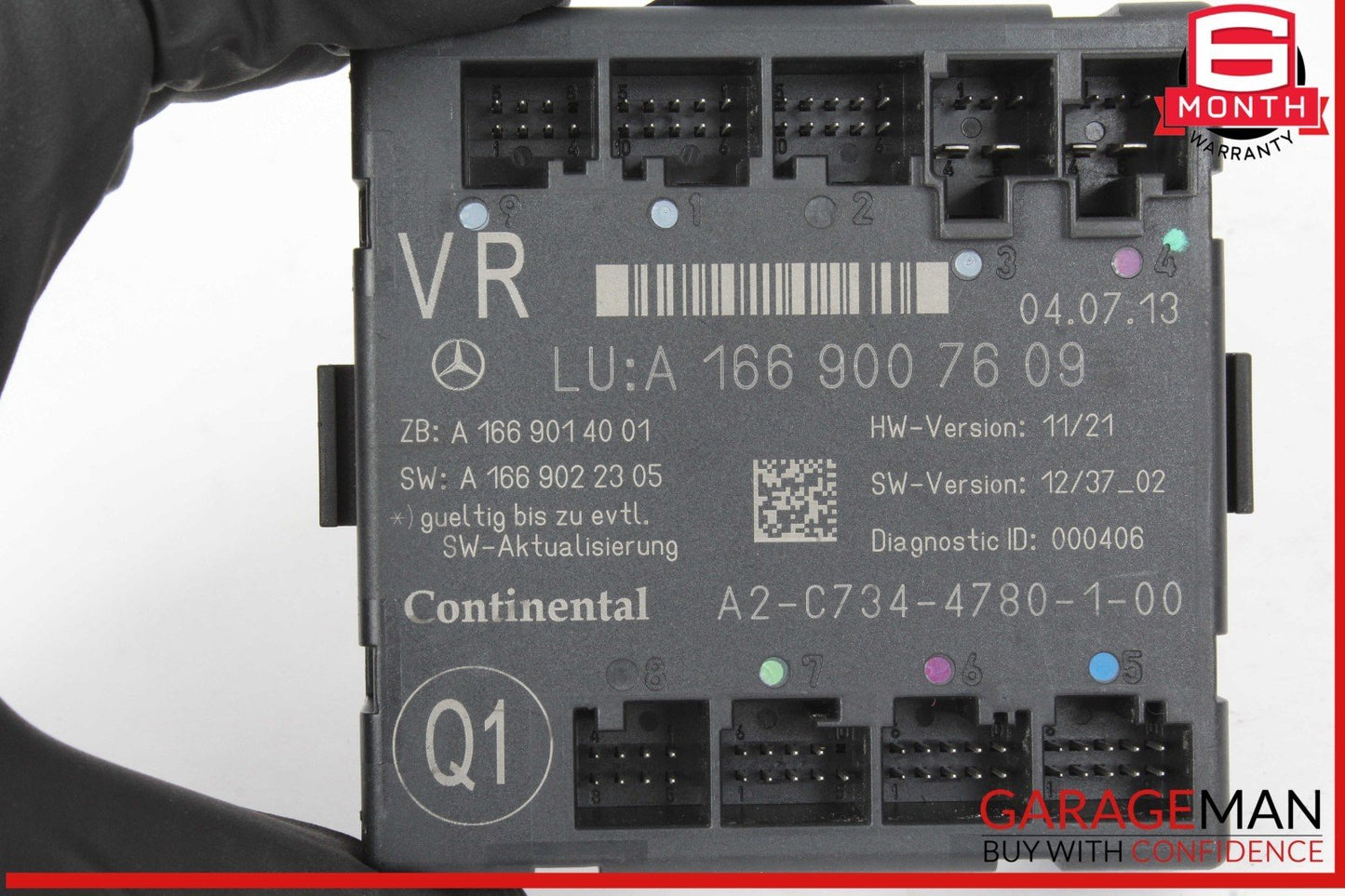 12-20 Mercedes X166 GL450 4MATIC CLA45 AMG Front Right Side Door Control Module