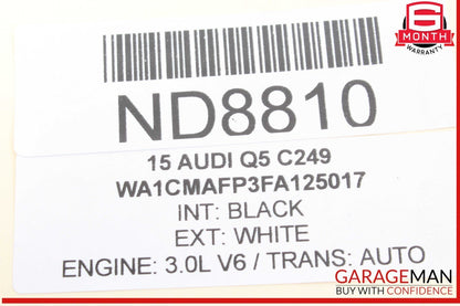 13-17 Audi Q5 Engine Air Filter Box 8K0133837C OEM