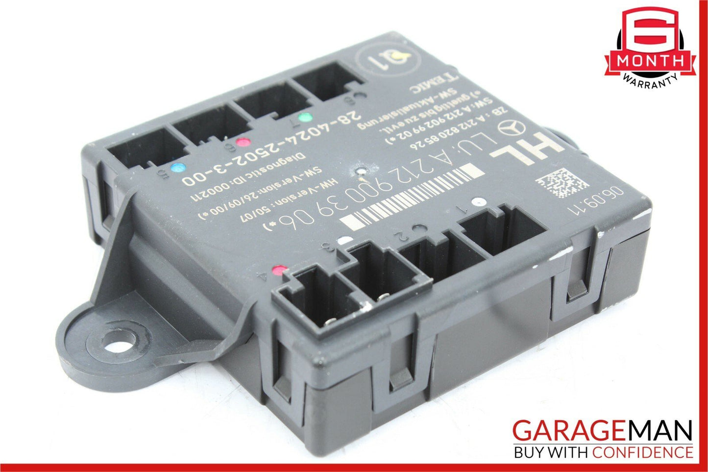 08-14 Mercedes W204 C250 C300 Rear Left Side Door Control Module Unit