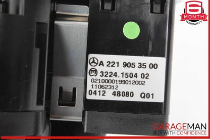 07-14 Mercedes W221 S400 Hybrid Headlight Switch Control 2219053500 OEM