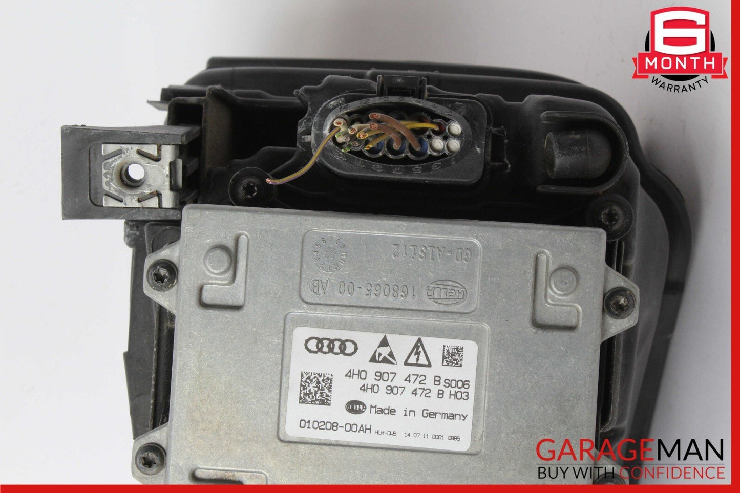 11-14 Audi A8 Quattro Front Left Side LED Headlight Headlamp 4H0941003A OEM