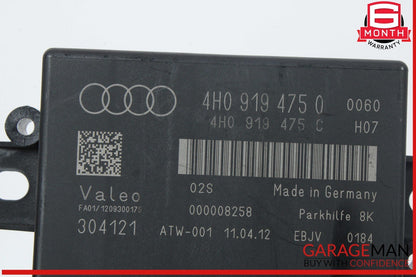 12-18 Audi A7 Park Parking Assist Control Module Unit 4H0919475J OEM