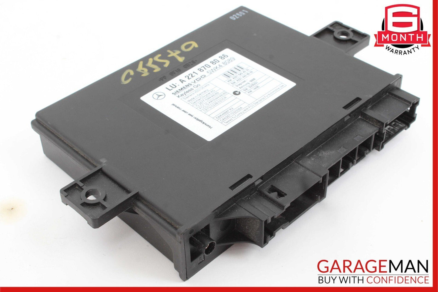 07-09 Mercedes W221 S550 S63 AMG Door Keyless Go Control Module 2218708086 OEM