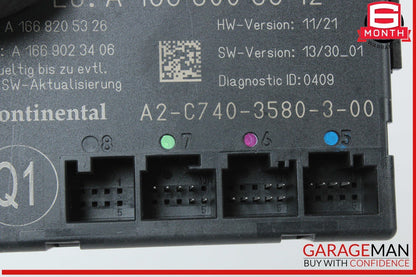 12-19 Mercedes X166 GL550 ML400 GLE350 Rear Right Side Door Control Module Unit