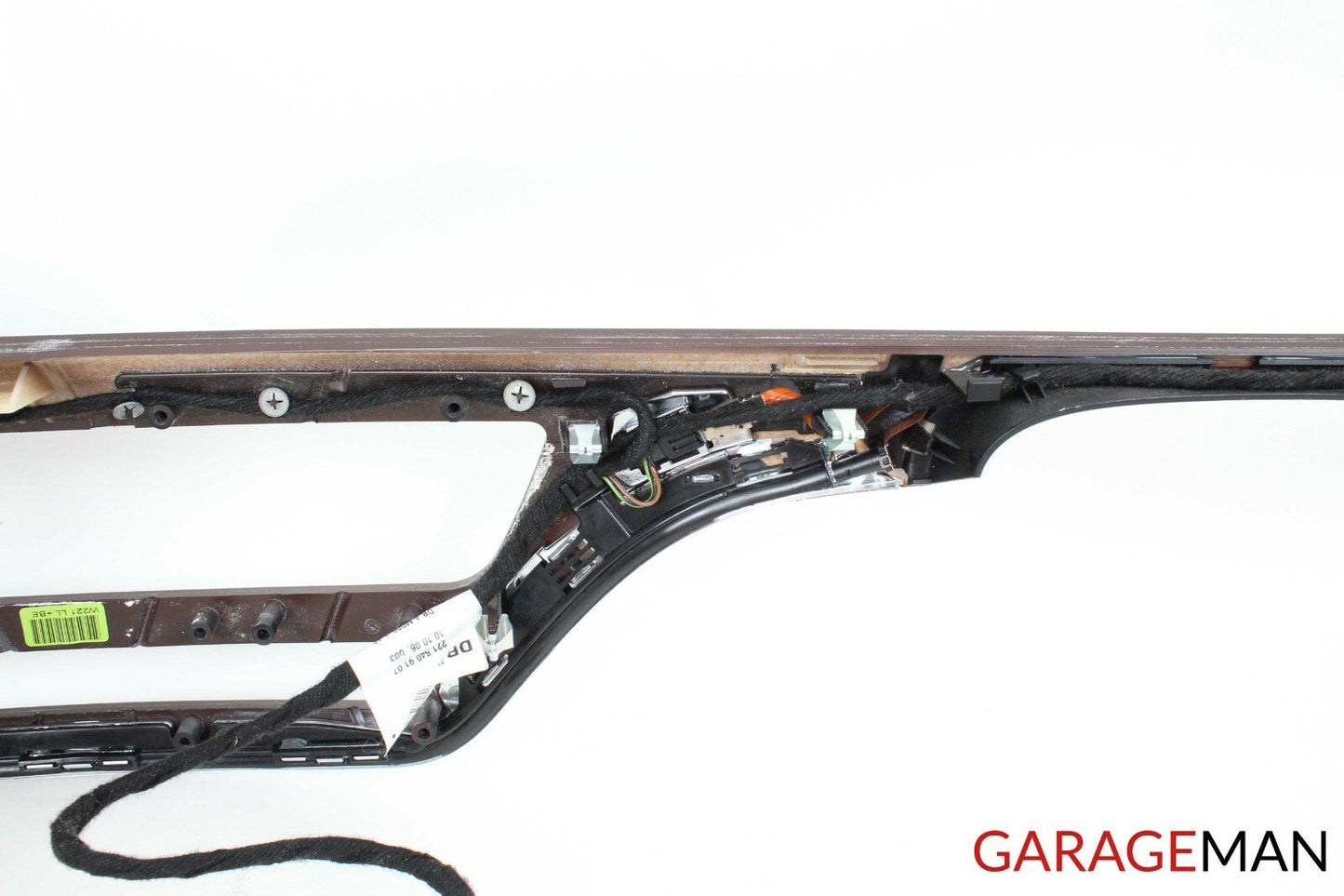 07-09 MERCEDES W221 S550 CENTER DASHBOARD DASH TRIM BEZEL COVER PANEL WOOD OEM