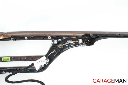 07-09 MERCEDES W221 S550 CENTER DASHBOARD DASH TRIM BEZEL COVER PANEL WOOD OEM