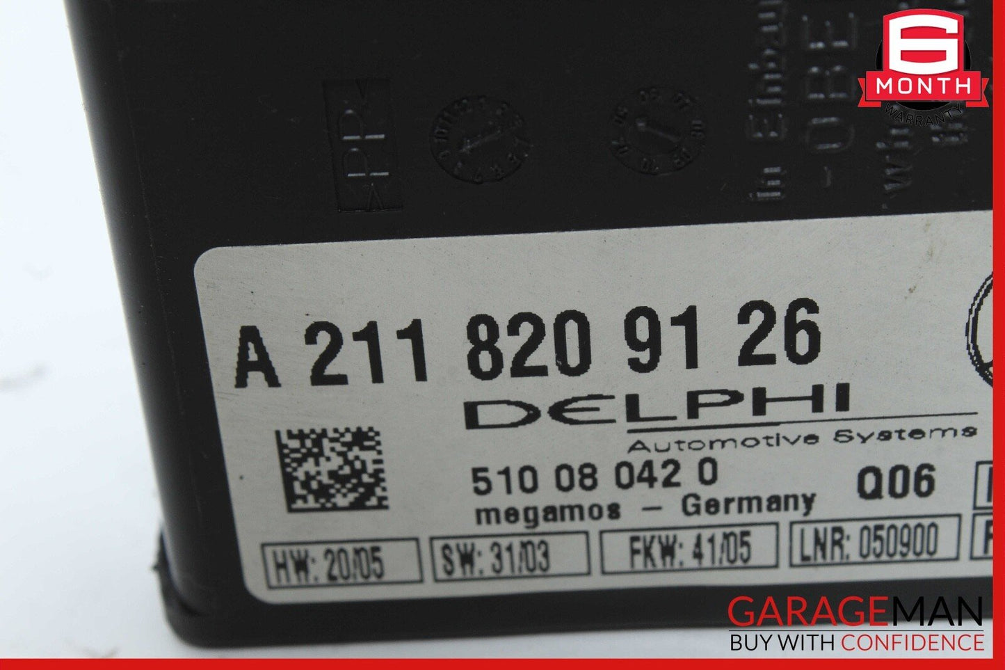 05-11 Mercedes R171 SLK280 SL500 Anti Theft Alarm Sensor Control Module OEM