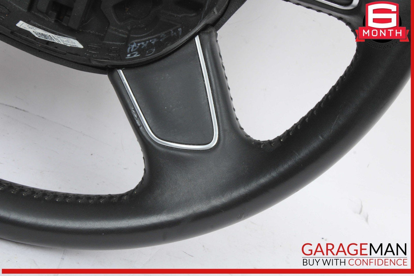 13-17 Audi Q5 Front Left Driver Side Multifunctional Steering Wheel Black OEM