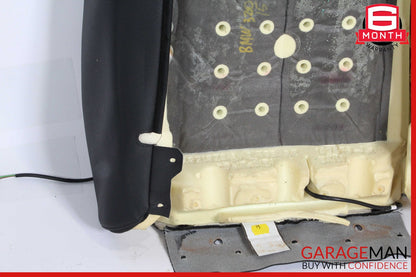 12-18 BMW F30 320i Front Left Top Upper Seat Cushion Black OEM