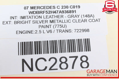 01-09 Mercedes W203 C230 CLK500 Rear Left Driver Side Window Switch Button