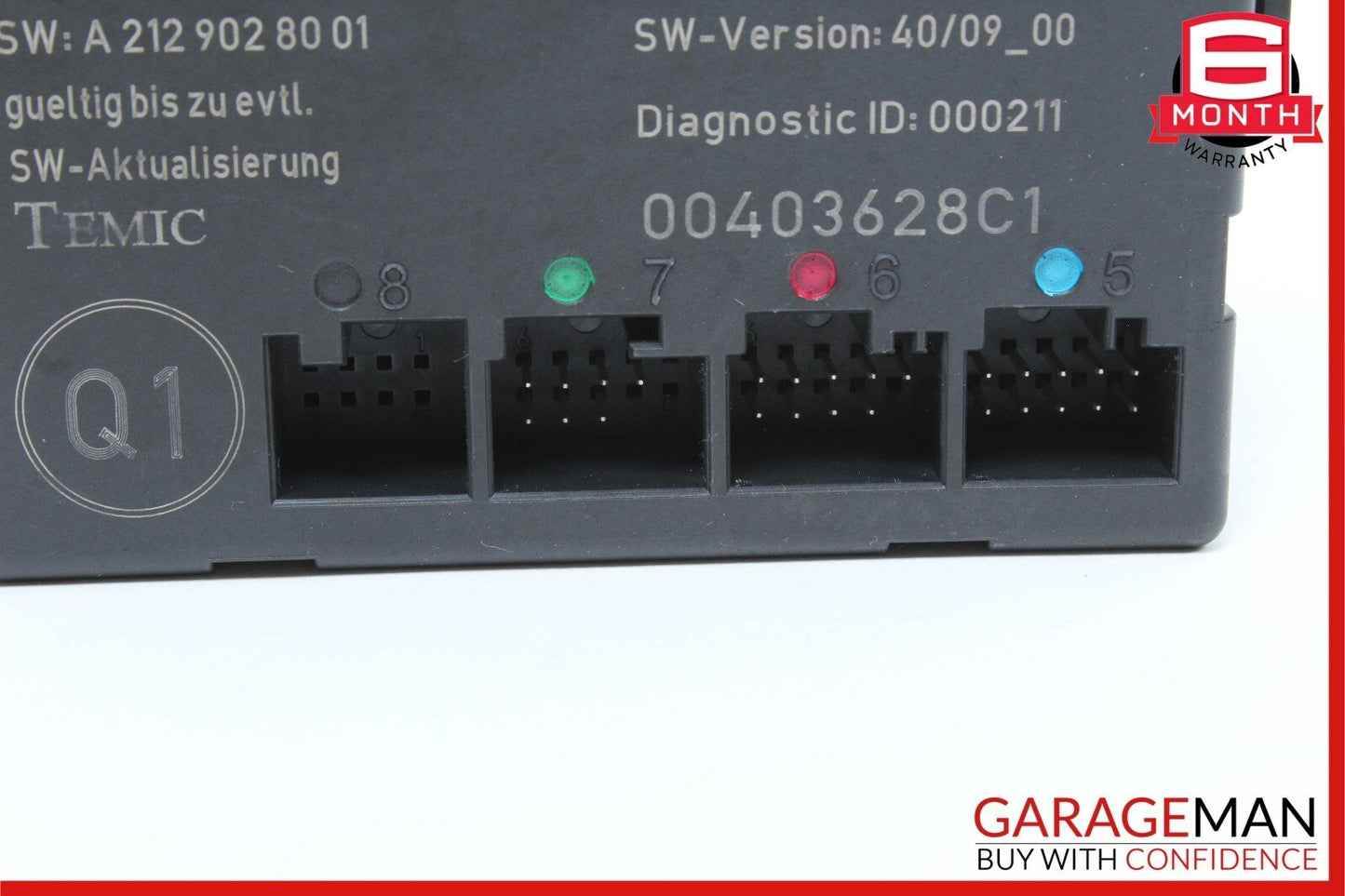 08-18 Mercedes C250 C63 AMG E350 Front Left Driver Side Door Control Module Unit