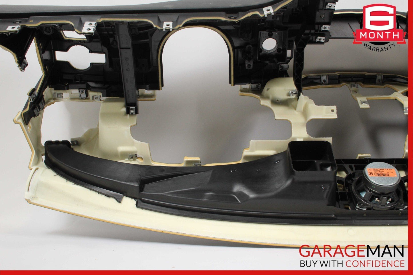 07-13 Mercedes W221 S63 AMG Complete Dash Instrument Trim Cover Assembly Black