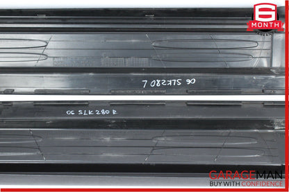 05-11 Mercedes R171 SLK280 Front Left & Right Door Step Sill Scuff Plate Set OEM