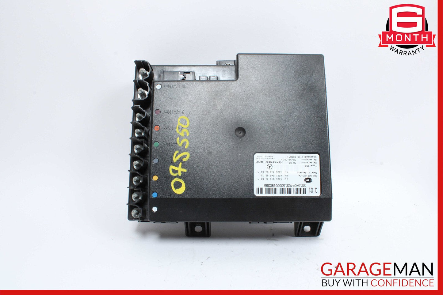 07-14 Mercedes W221 S550 CL550 Electric Power Supply Control Fuse Box Module OEM