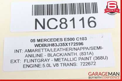 03-11 Mercedes W211 E500 SL500 Rear Right Side Upper Lateral Control Arm OEM