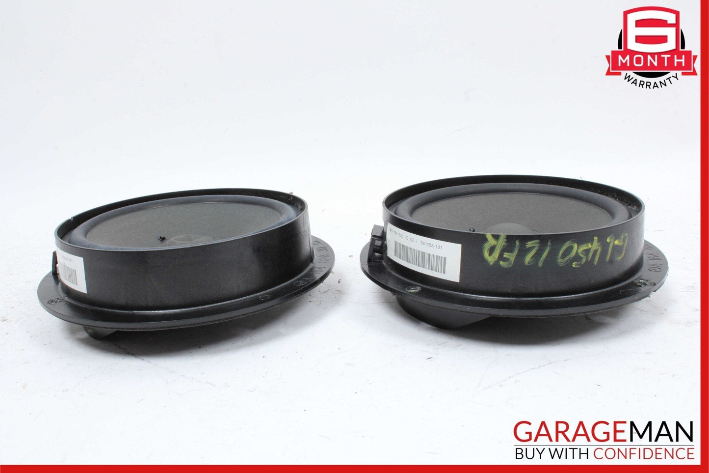 06-13 Mercedes X164 GL450 ML350 Left & Right Door Sound Audio Speakers Set of 2